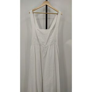 Quince White Sleeveless Dress